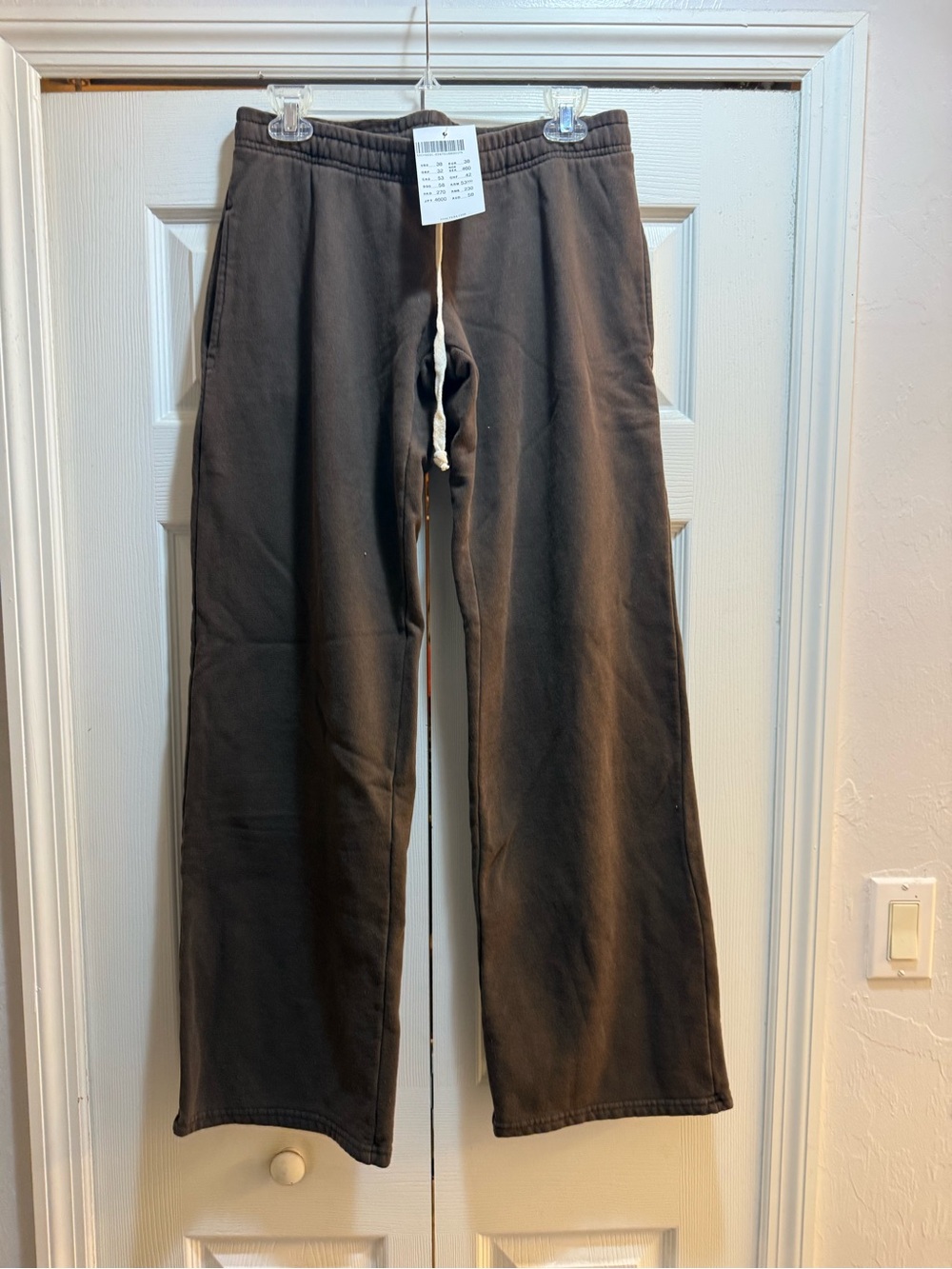 Brandy Melville Brown Drawstring Sweatpants